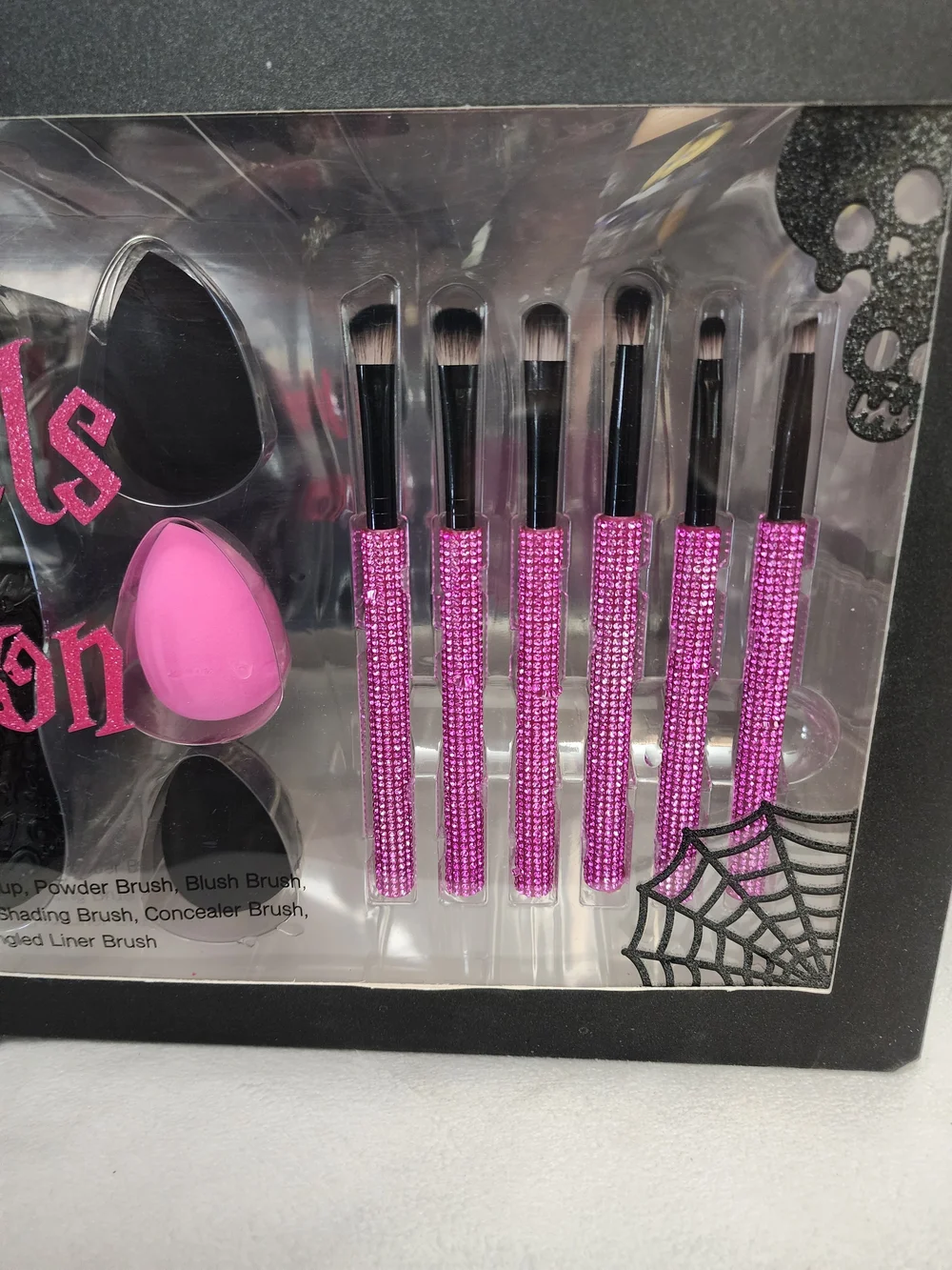 Essentials Makeup Brush & Sponge Set - Pink